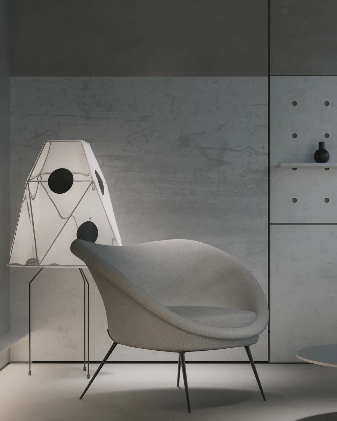 东莞碧桂园简约质感空间设计-29