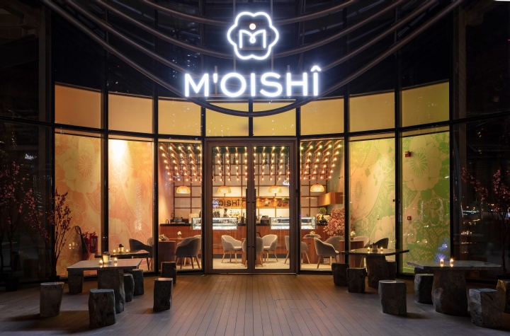 Dubai 的"M'Oishî"冰淇淋店 | 竹灯映照下的日式禅意空间-18