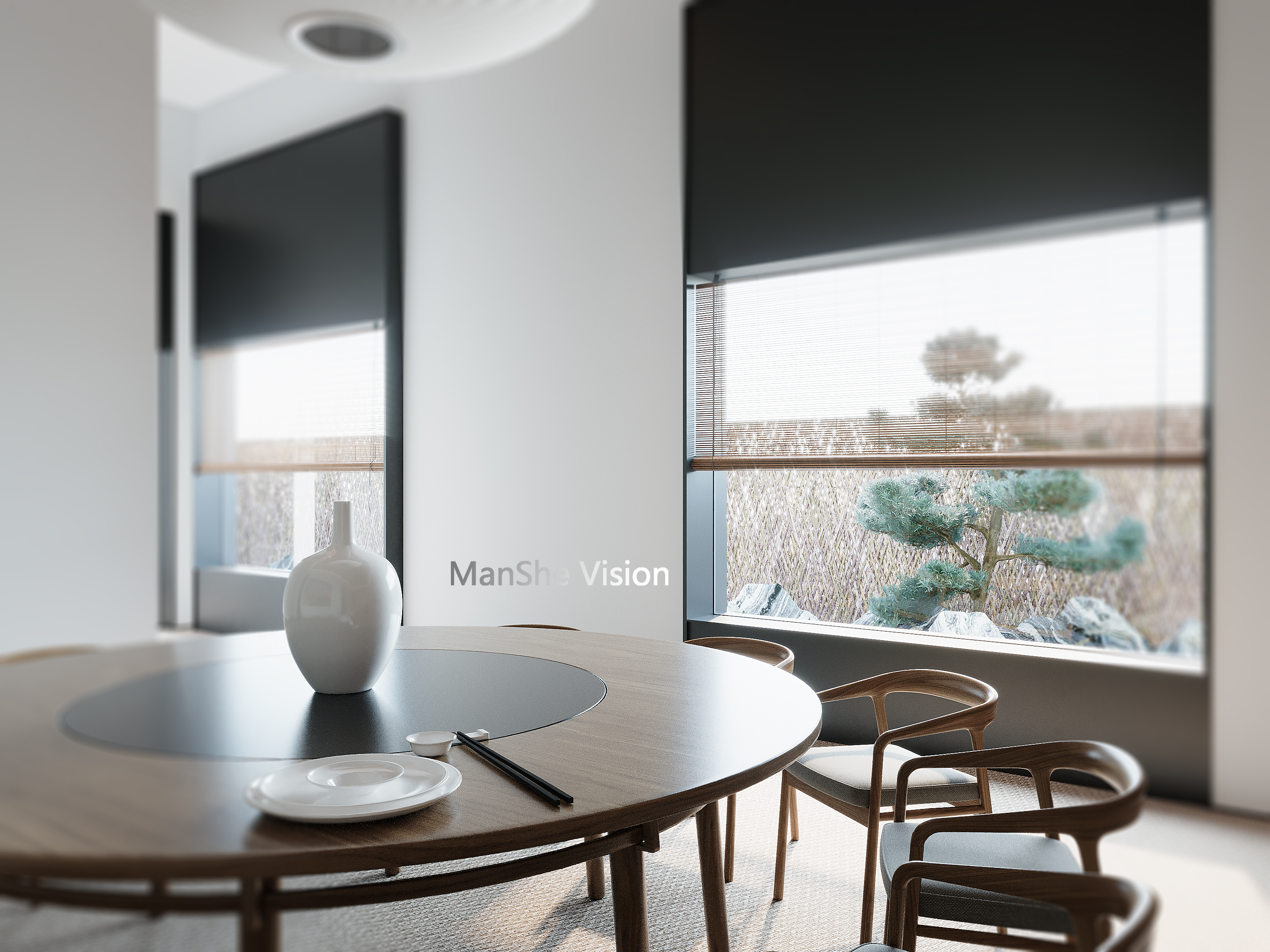 禅意曼蛇 · 东方语境与现代气息的艺术空间丨Team Vision Design-16