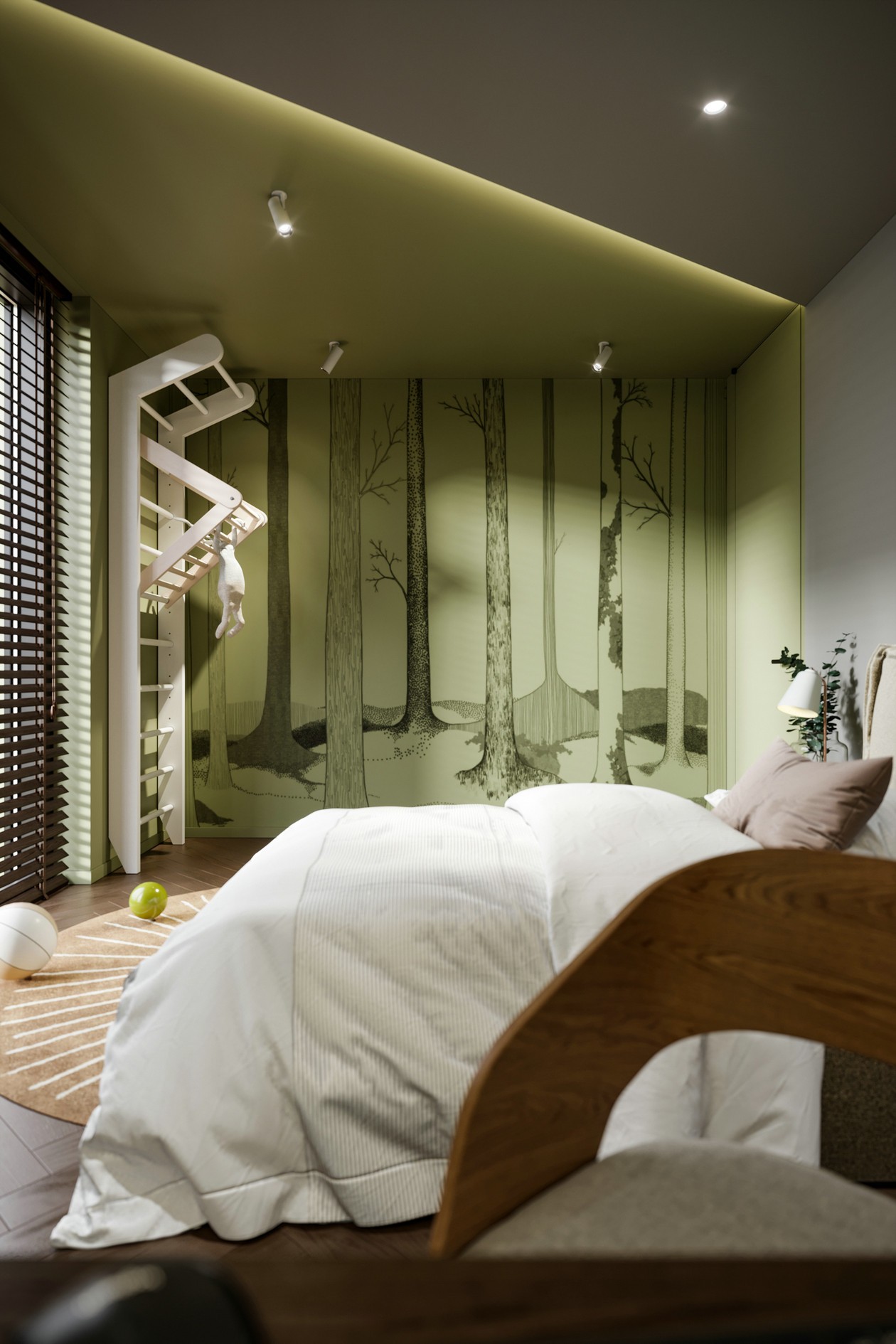 300㎡深色系公寓 邂逅怀旧时光，-10