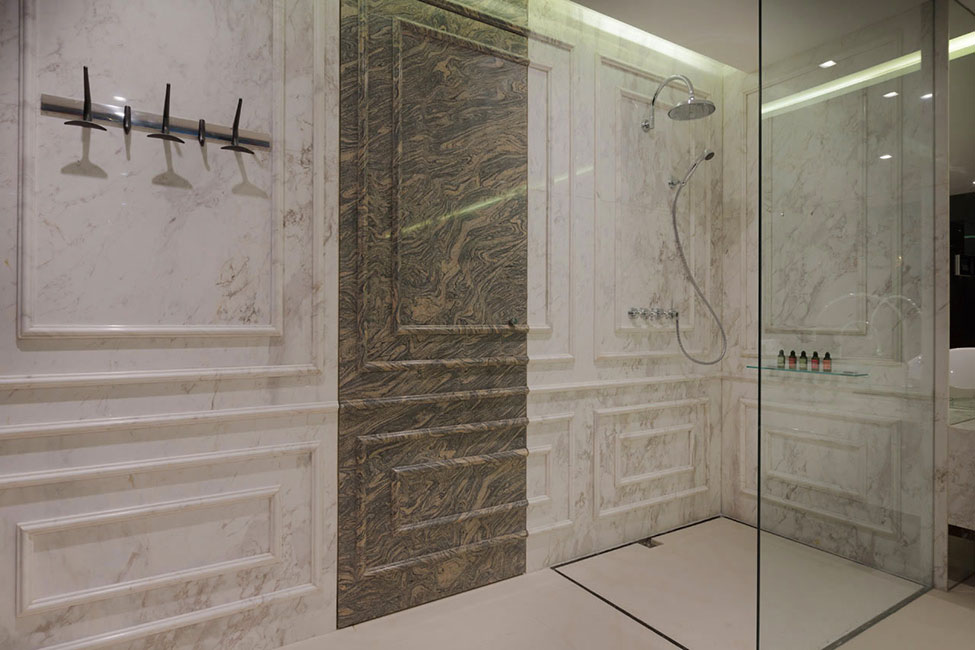 上海蓝色顶层复式公寓  Dariel Studio-19