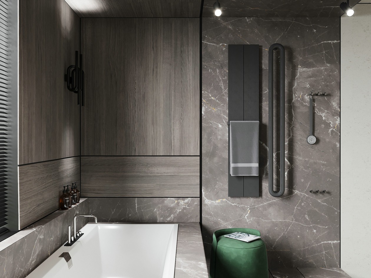 200平米的卧室和洗手间设计！-16