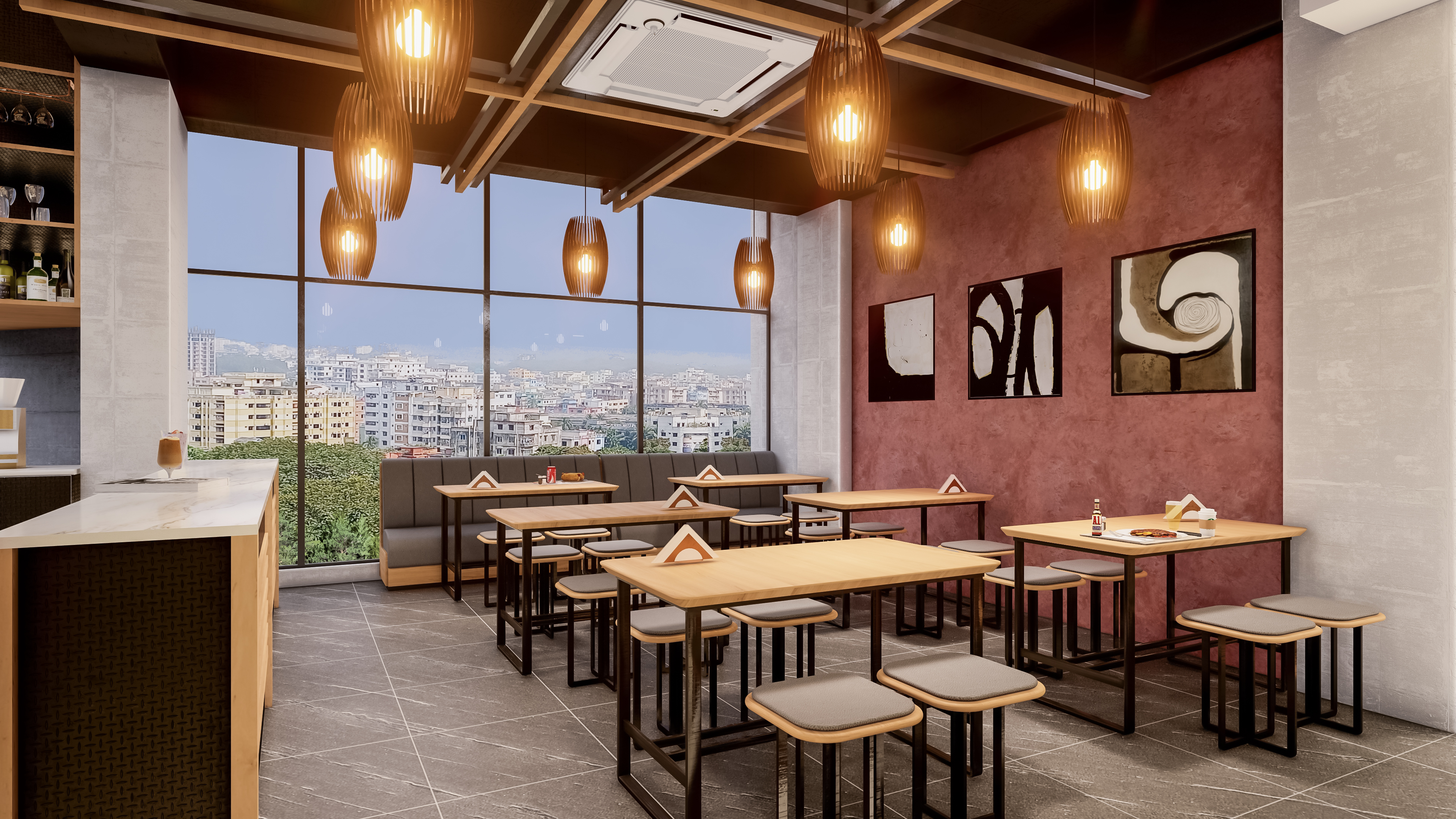 Interior of Kinder Café, a Venture of Boo Boo world-9