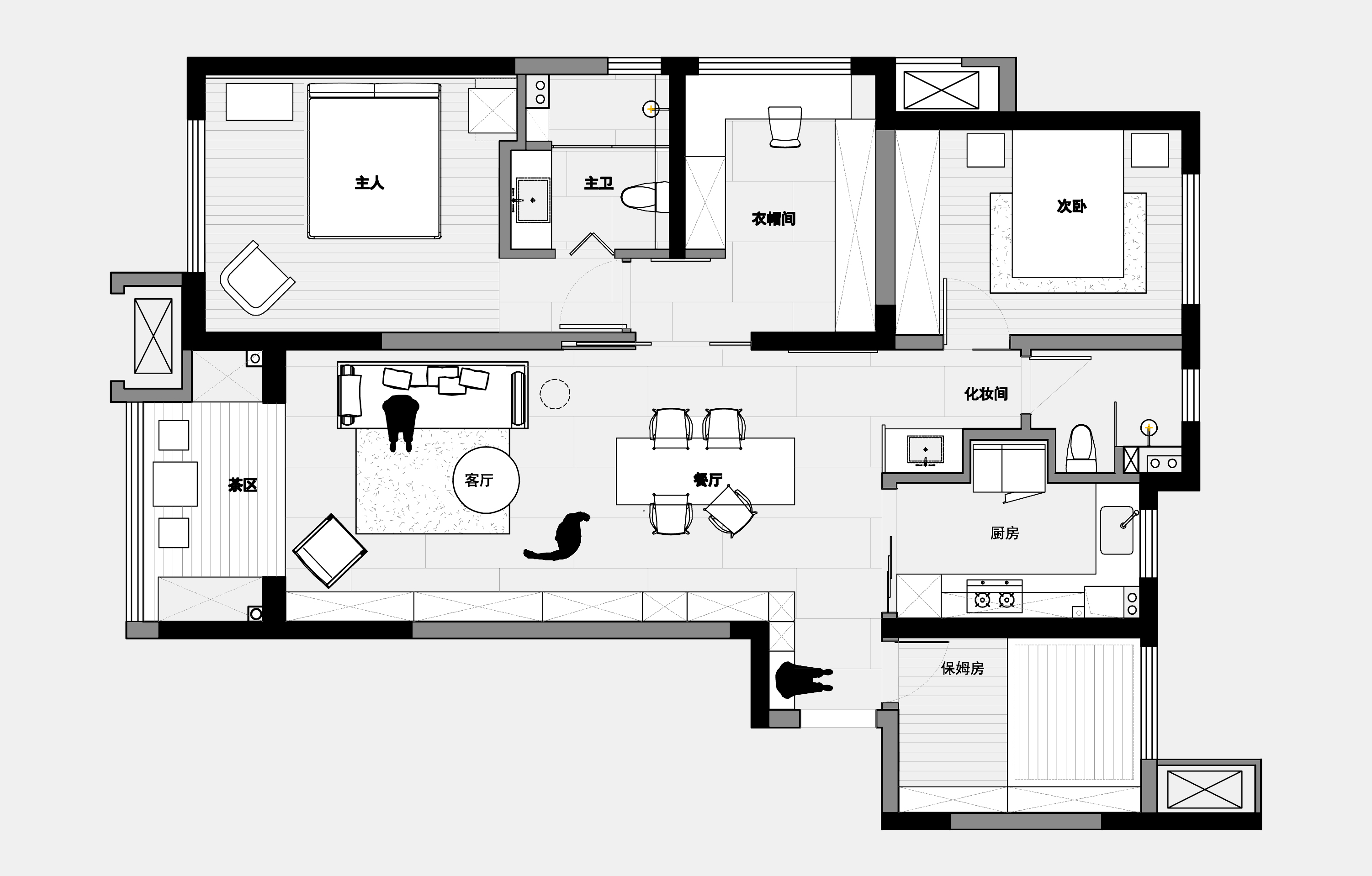 奶油色系的仙女家丨中国合肥丨壹境筑造-57
