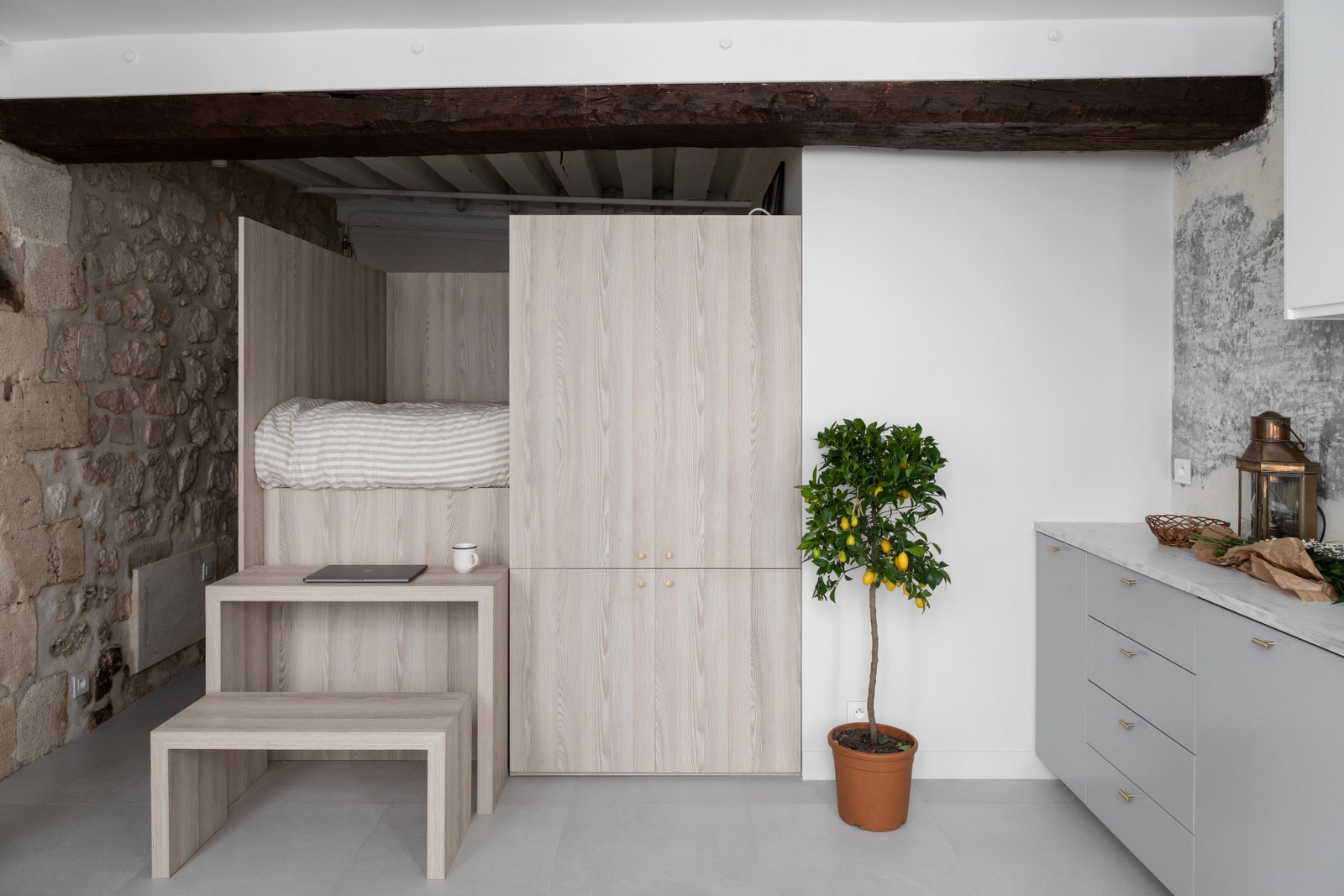 巴黎小空间公寓的惊艳室内设计-33