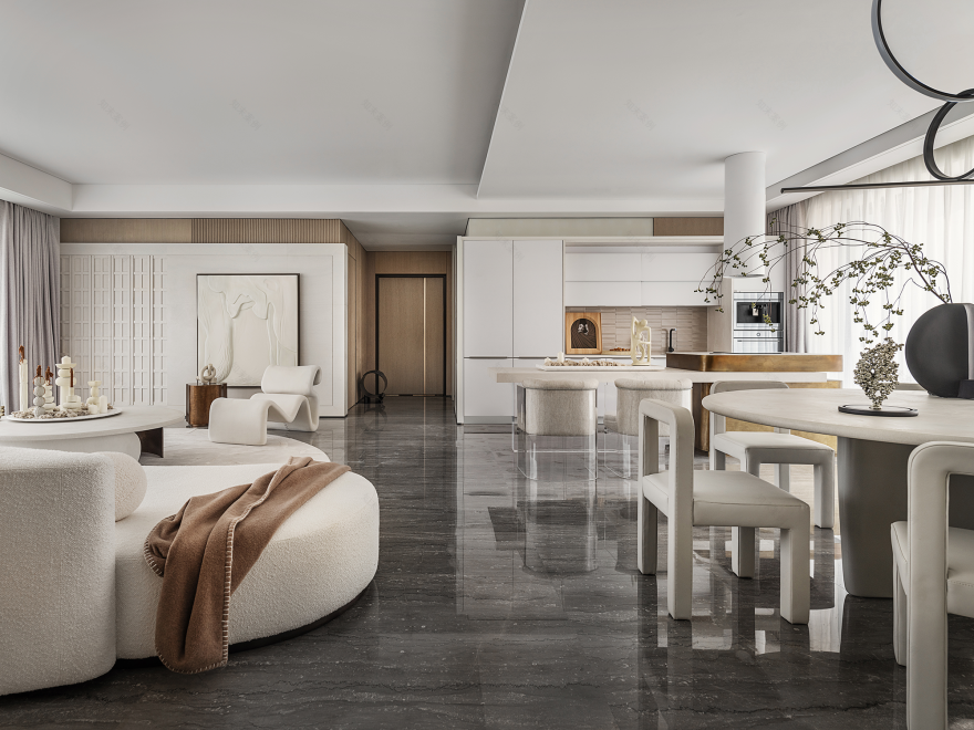 成都麓湖大平层丨中国成都丨澍田设计,万华同人艺社-10