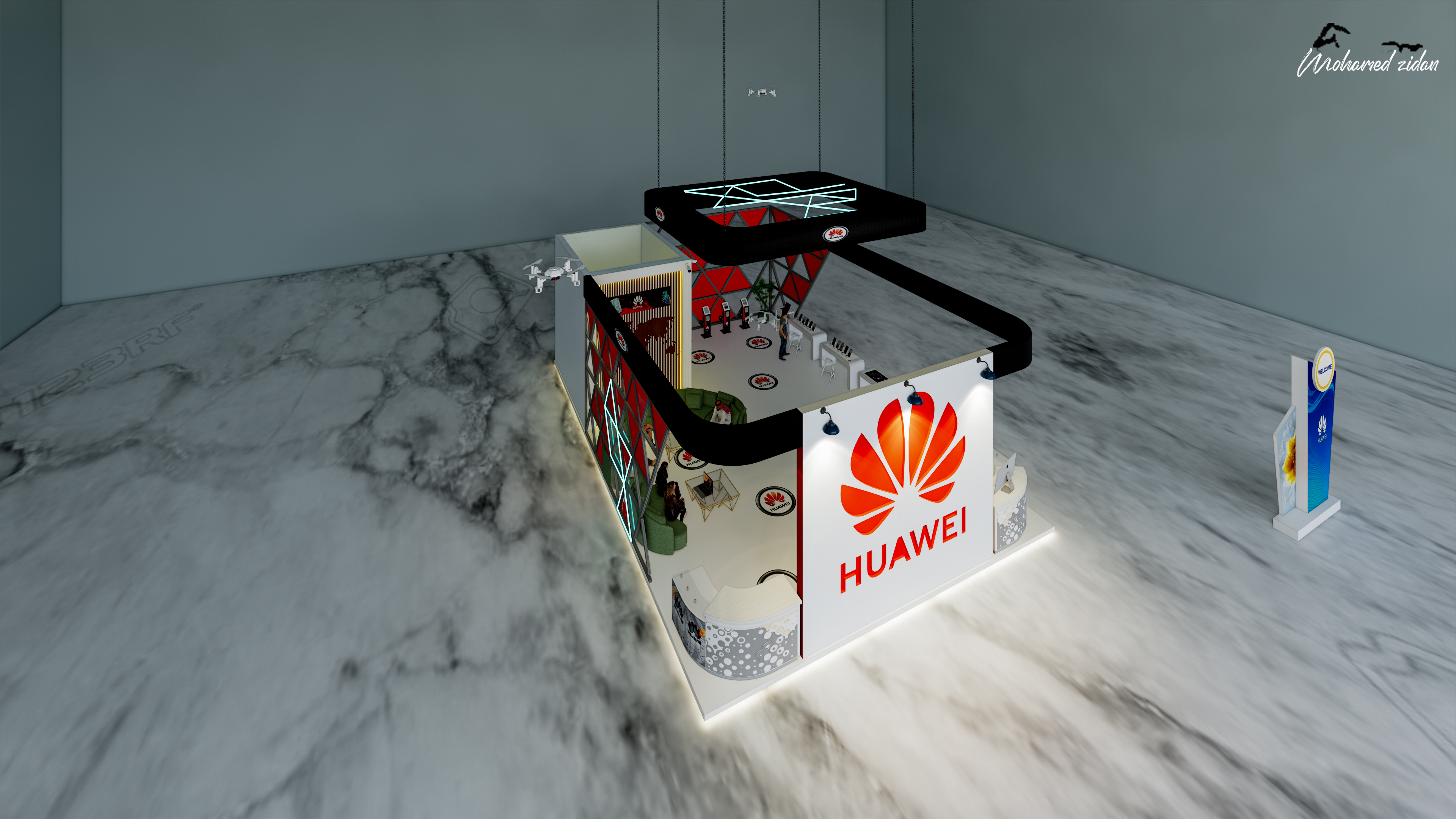 华为展览丨沙特阿拉伯丨Mohamed Zidan-11
