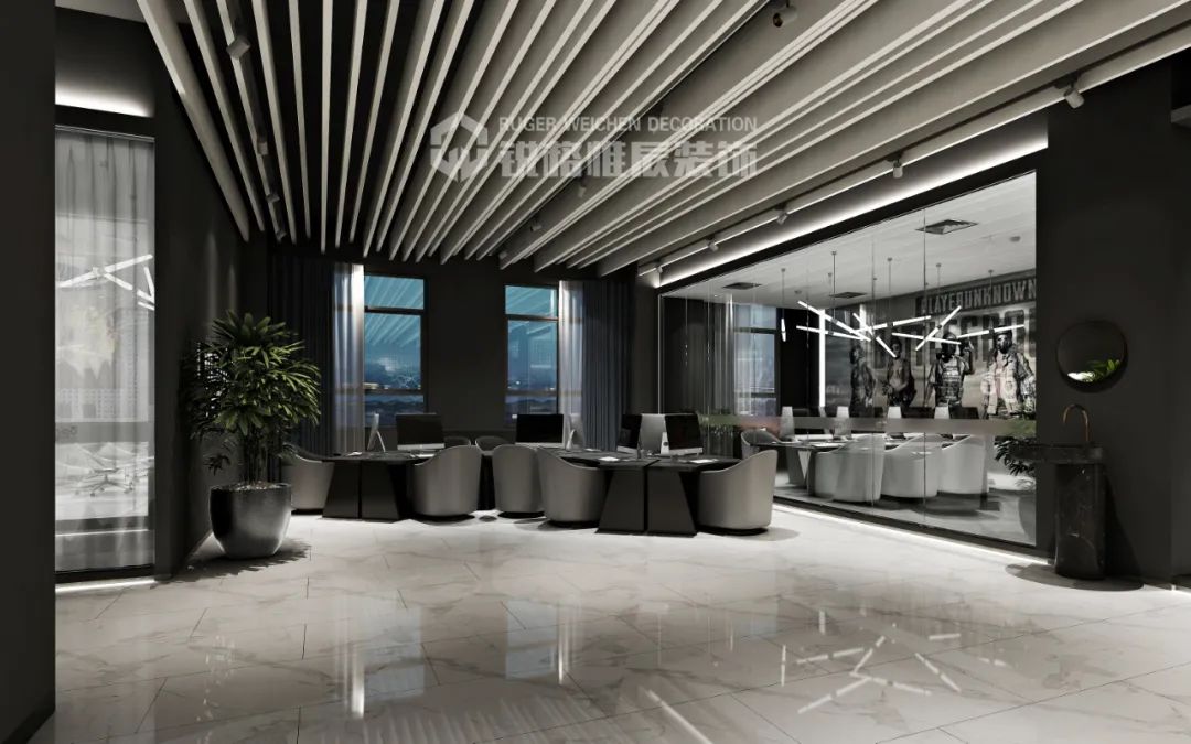 《红色警戒》电竞中心 | 现代风格与沉浸体验的融合-59