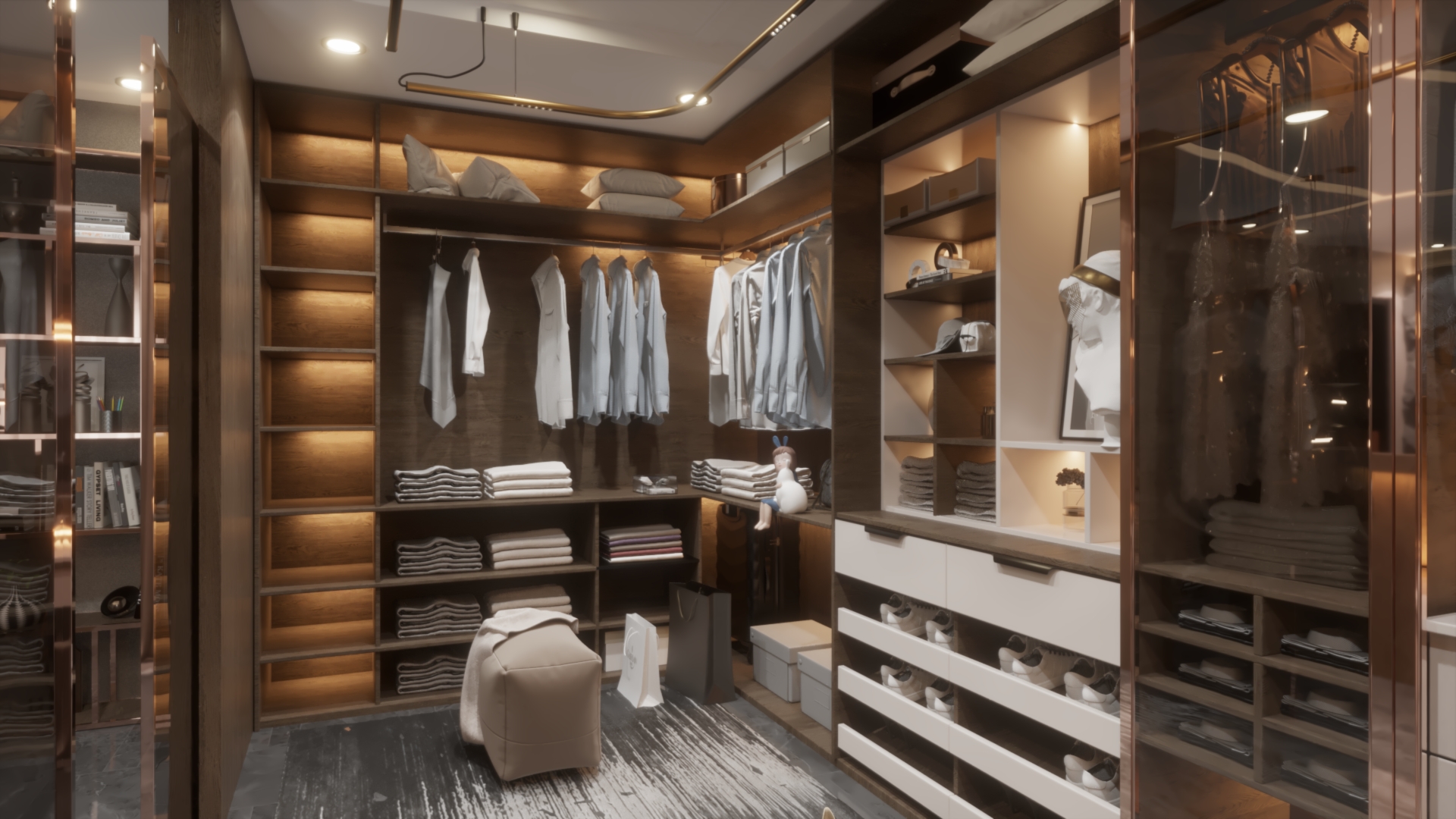 Master Bed Room and Dressing Room Modern-9