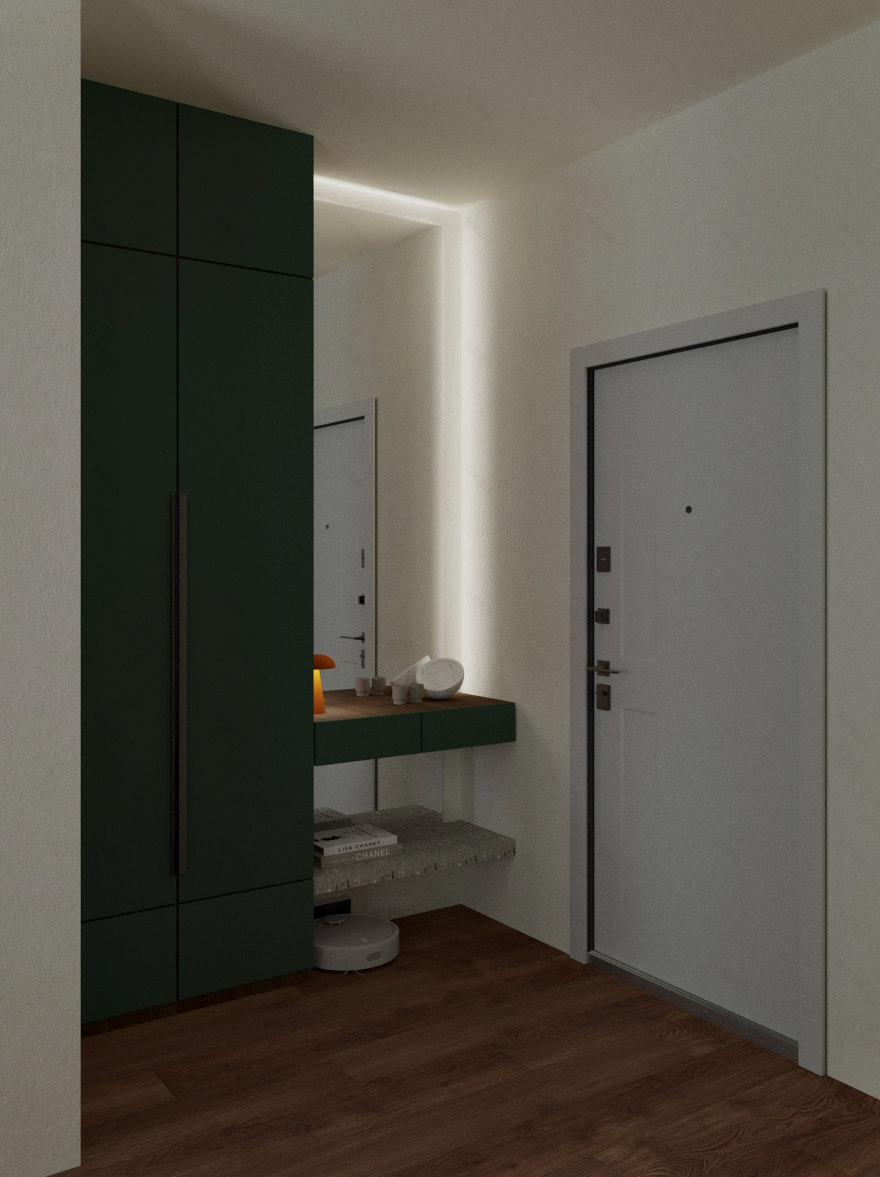 年轻情侣公寓设计项目丨乌克兰基辅丨Diana Chehaieva-26