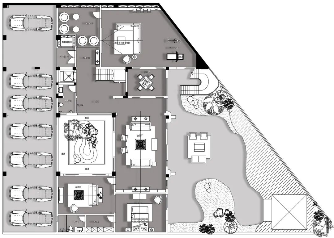 金科九曲河新中式园林别墅-34