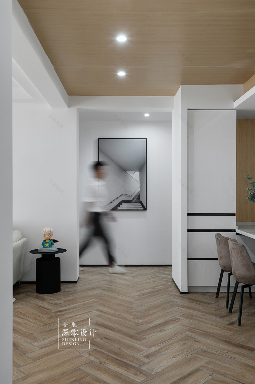 140㎡三室两厅,至精至简、空间感爆棚 深零设计-29