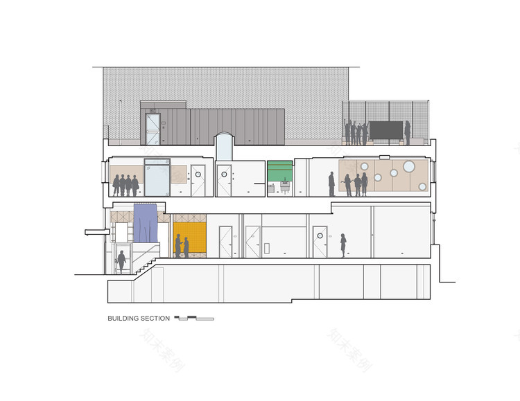 蓝学校中学项目 | 海港仓库的创意改造-21