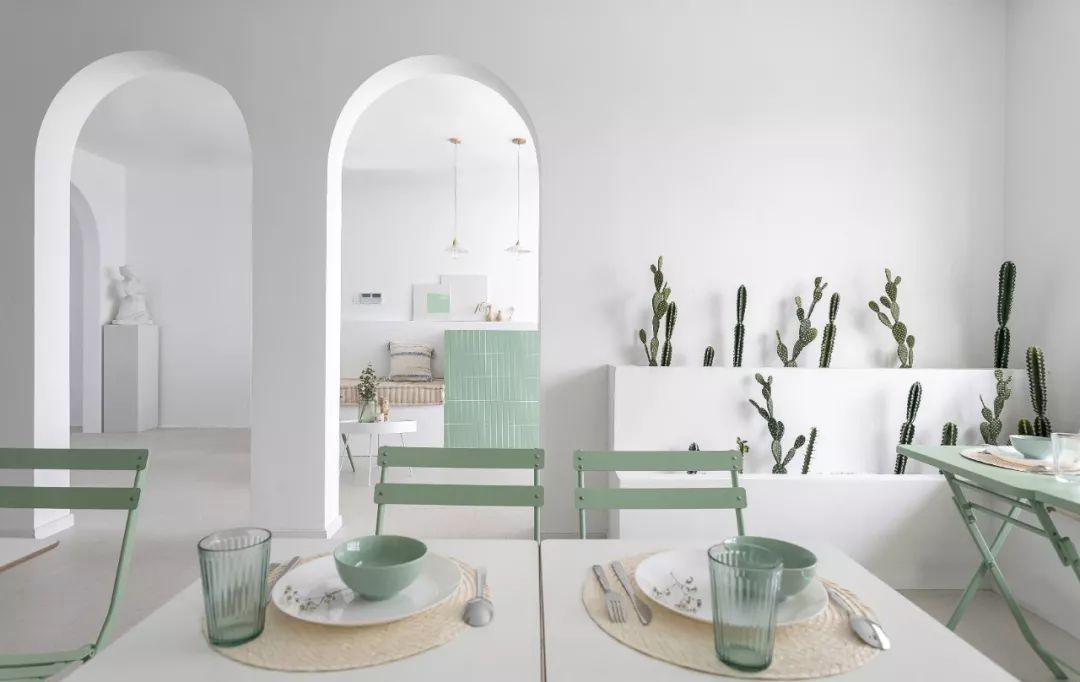 薄荷绿，泳池、星空房、落地窗、浴缸一个都不能少！-10