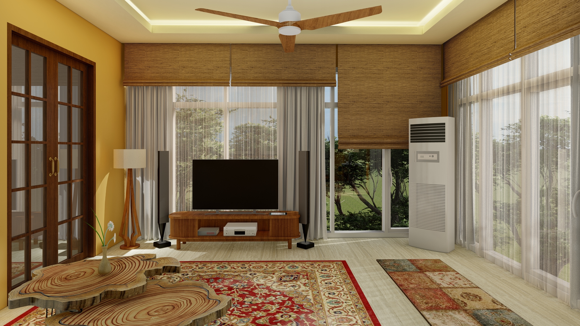 传统客厅,餐厅设计丨自由职业者-4