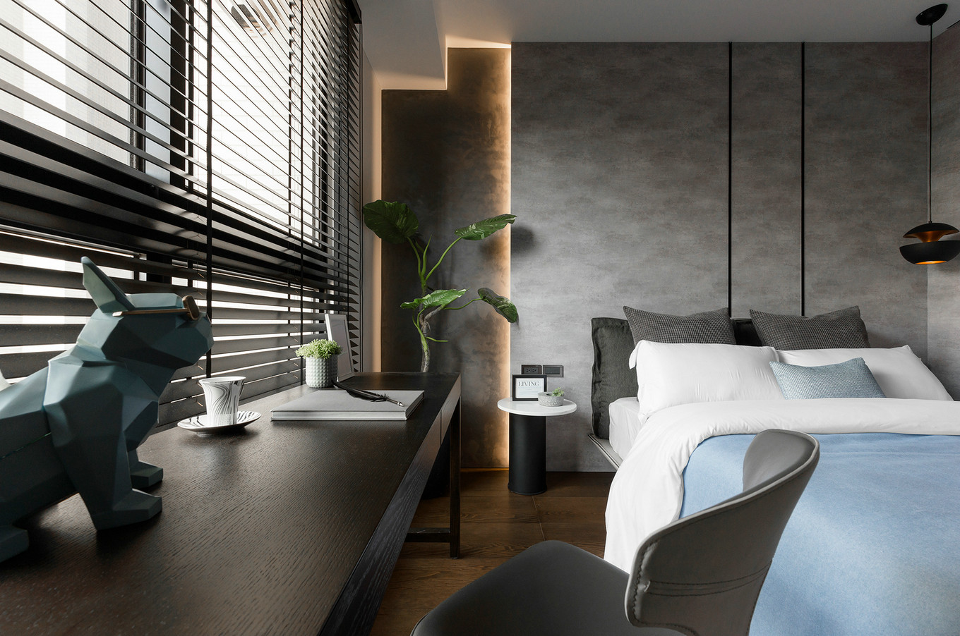 现代遇上工业风，禅意的舒适与优雅-13