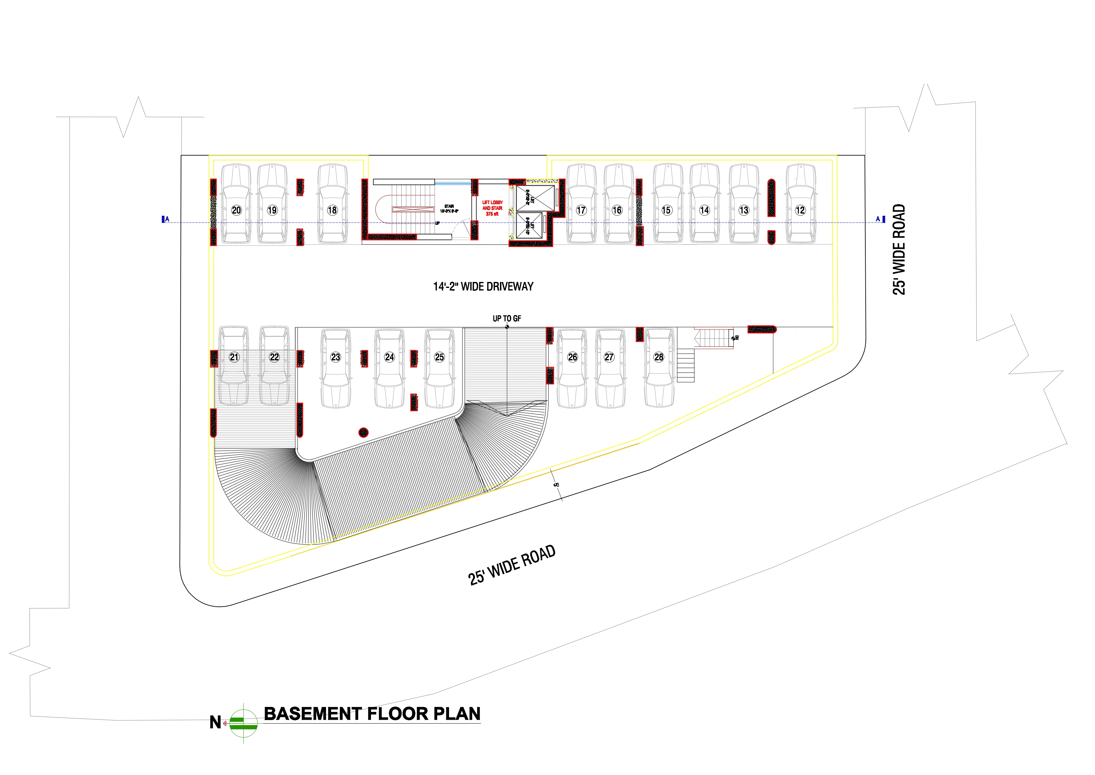 10(B+G+9) storied apartment design.-1