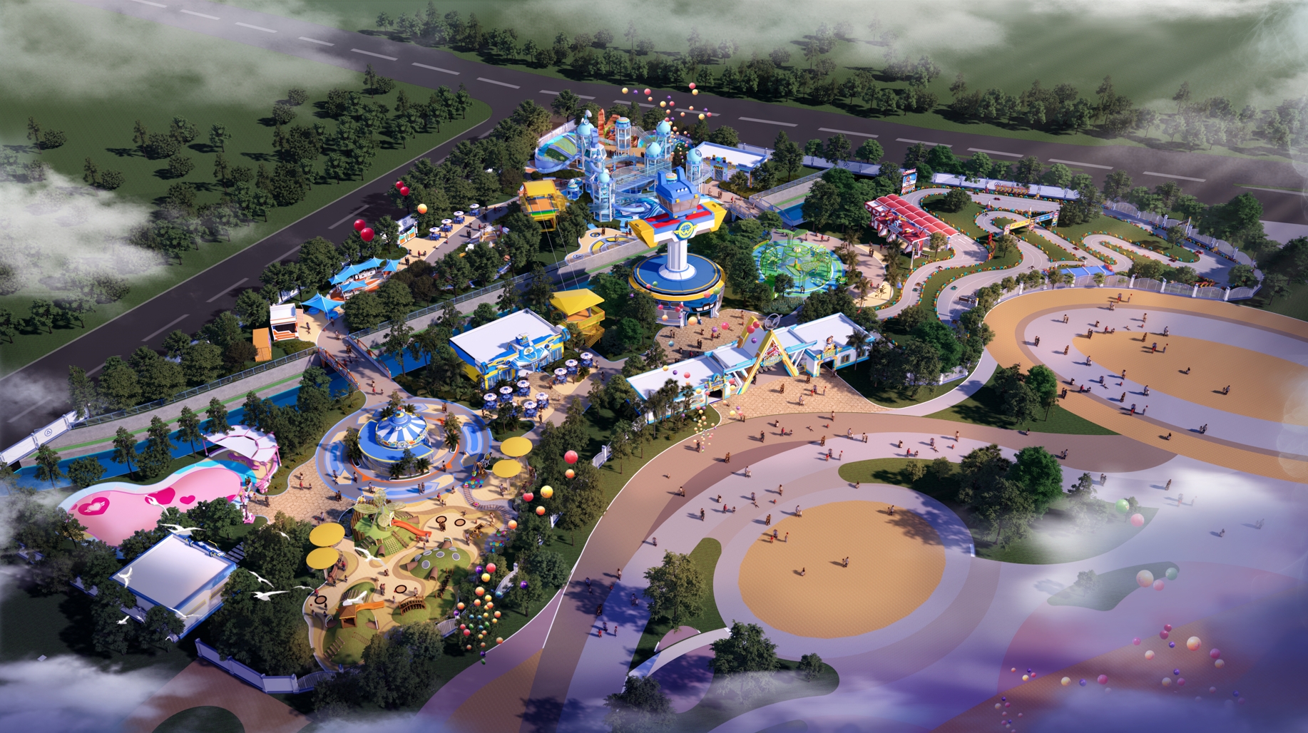 超级飞侠主题乐园概念设计建模-0