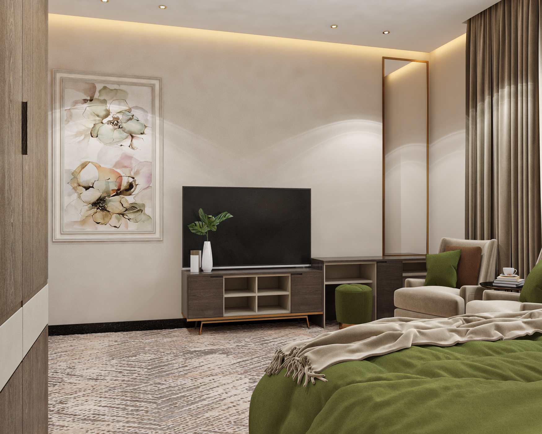 design bed room in hotel-8