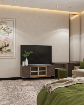design bed room in hotel
