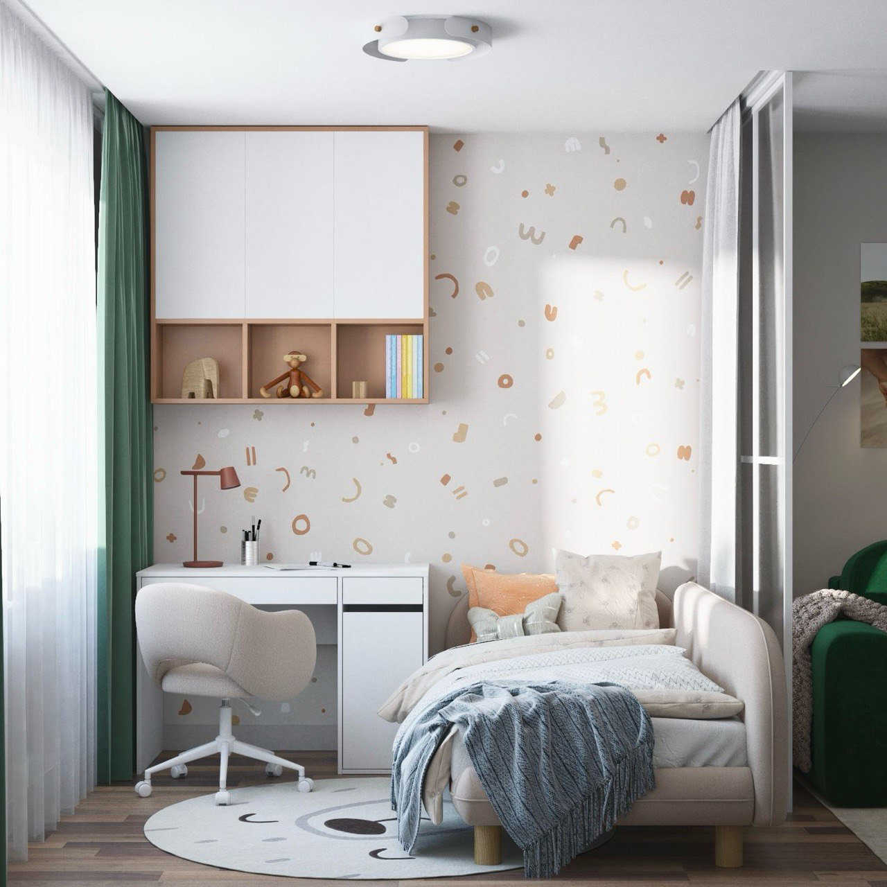 72平方米三居室公寓设计项目-10