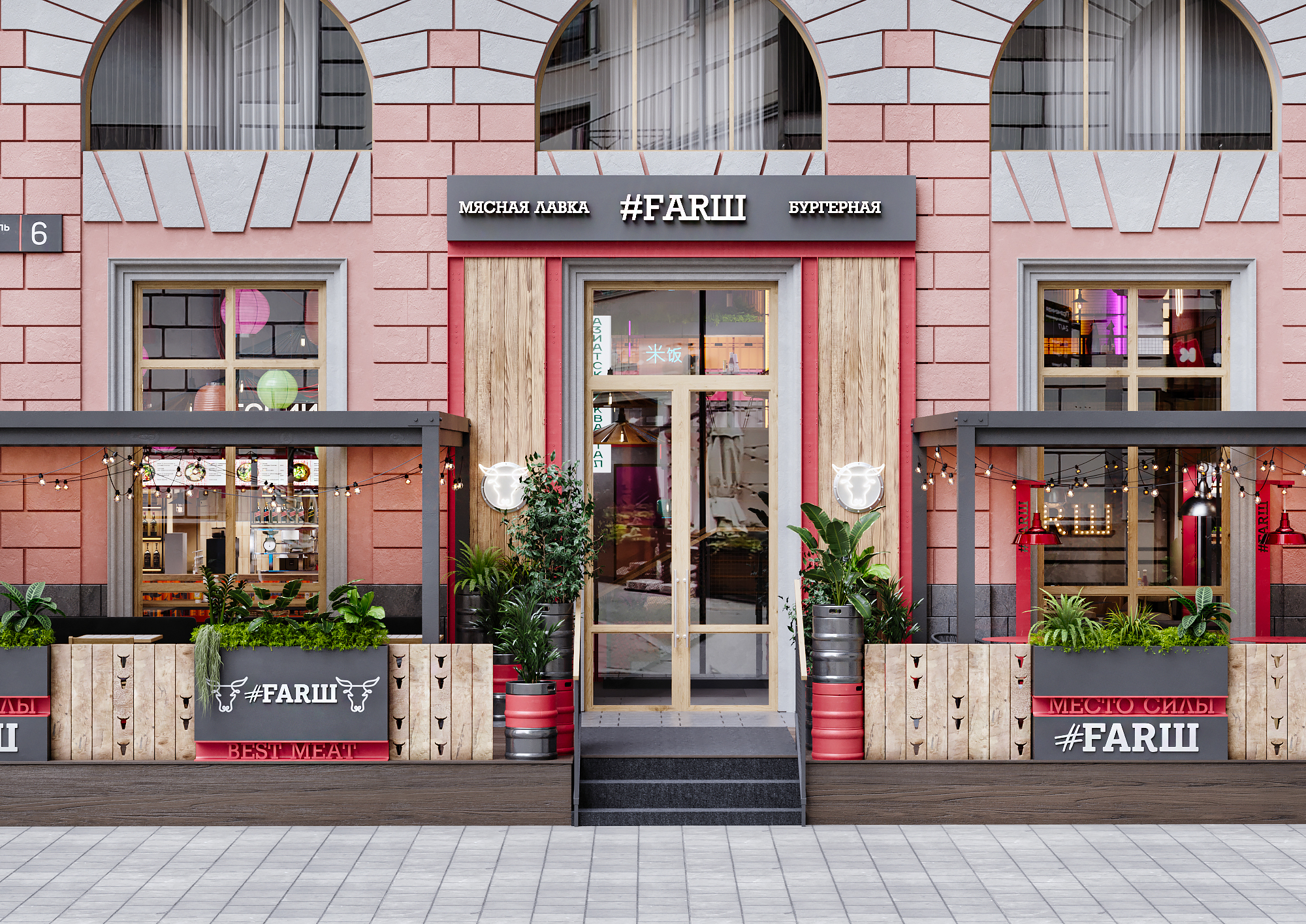 FARШ веранда餐厅及露台设计丨俄罗斯-4