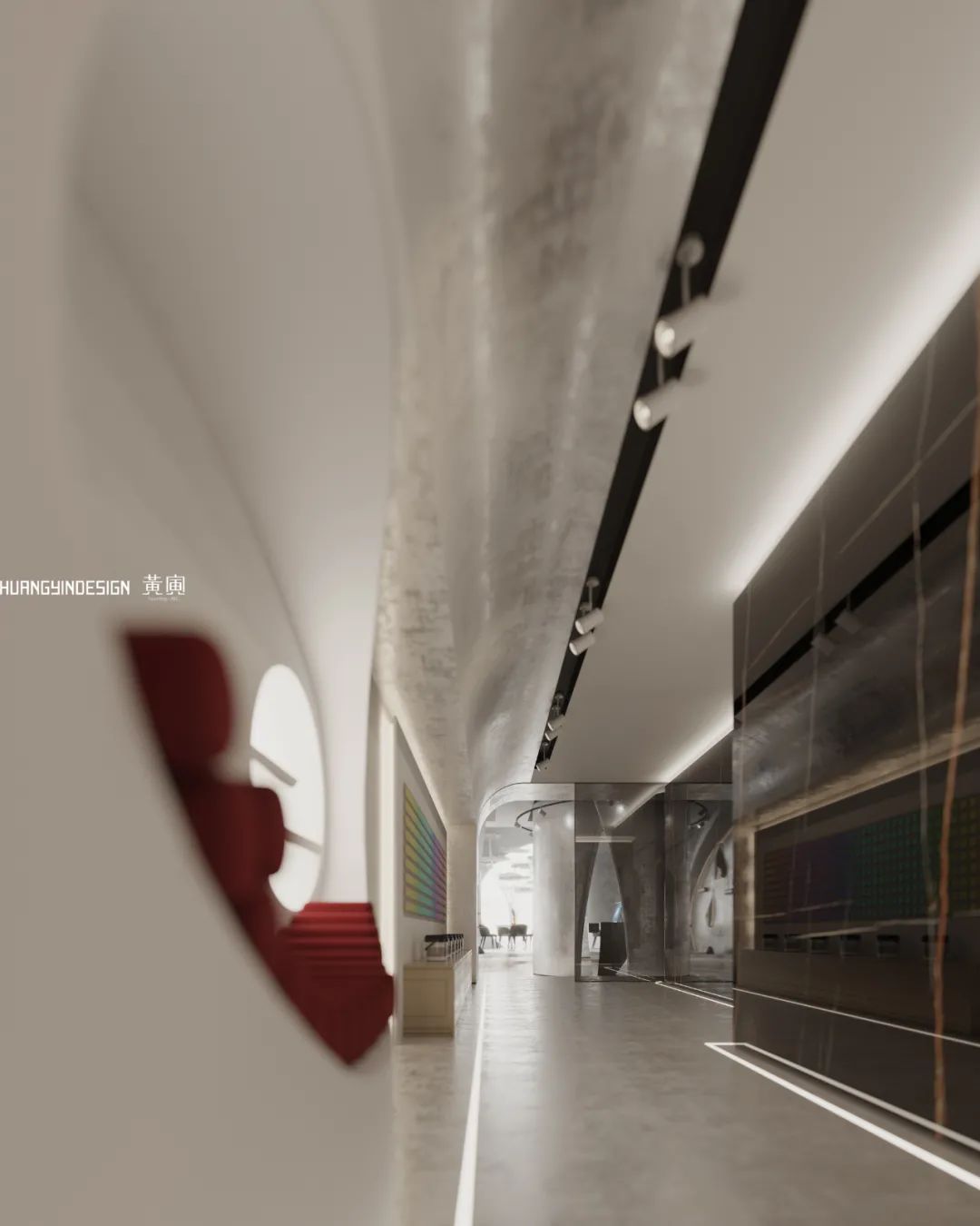 壹等艺国际涂料银泰展厅丨中国台州丨黄寅设计事务所-31