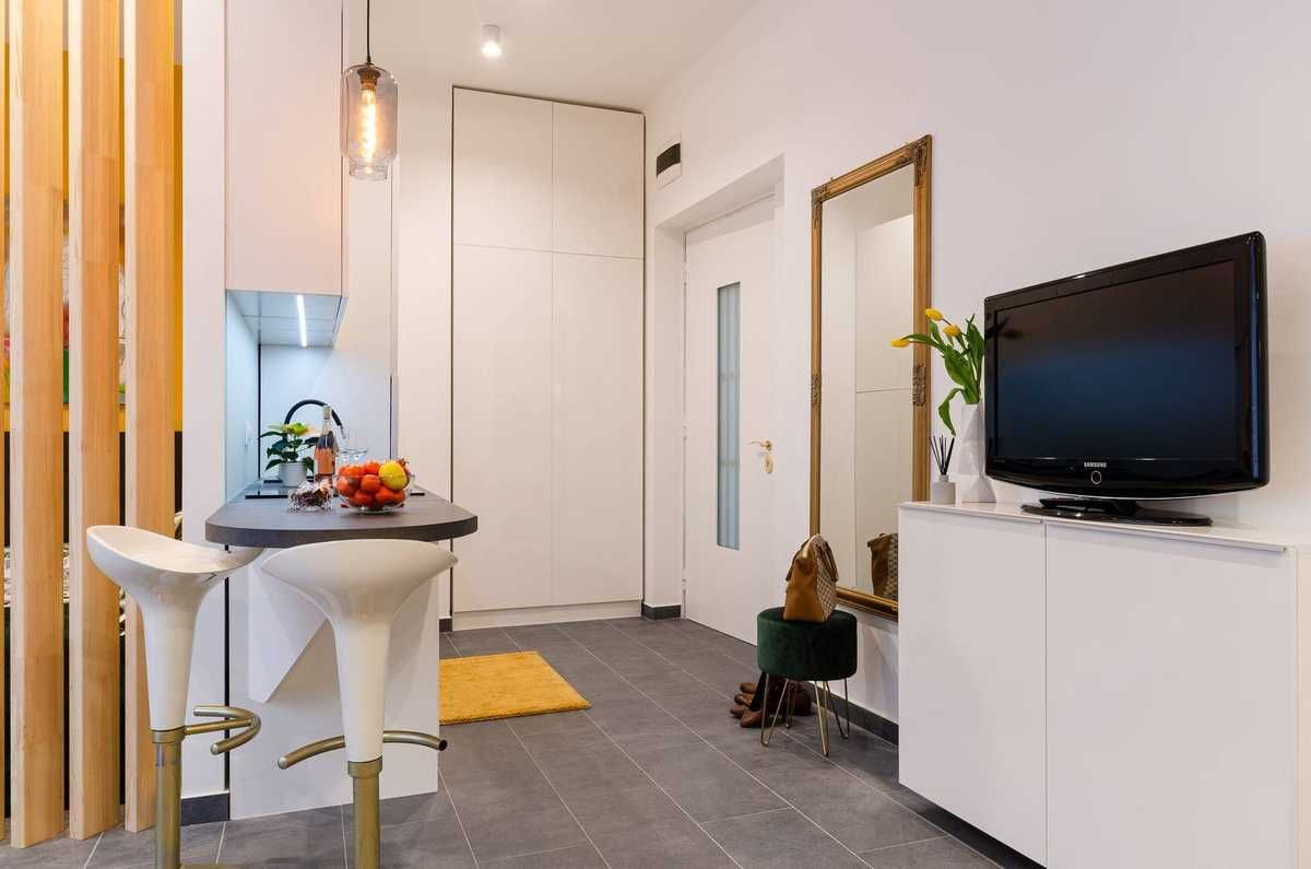 Квартиры студии в современном стиле, 5 проектов - Фото интерьеров-127