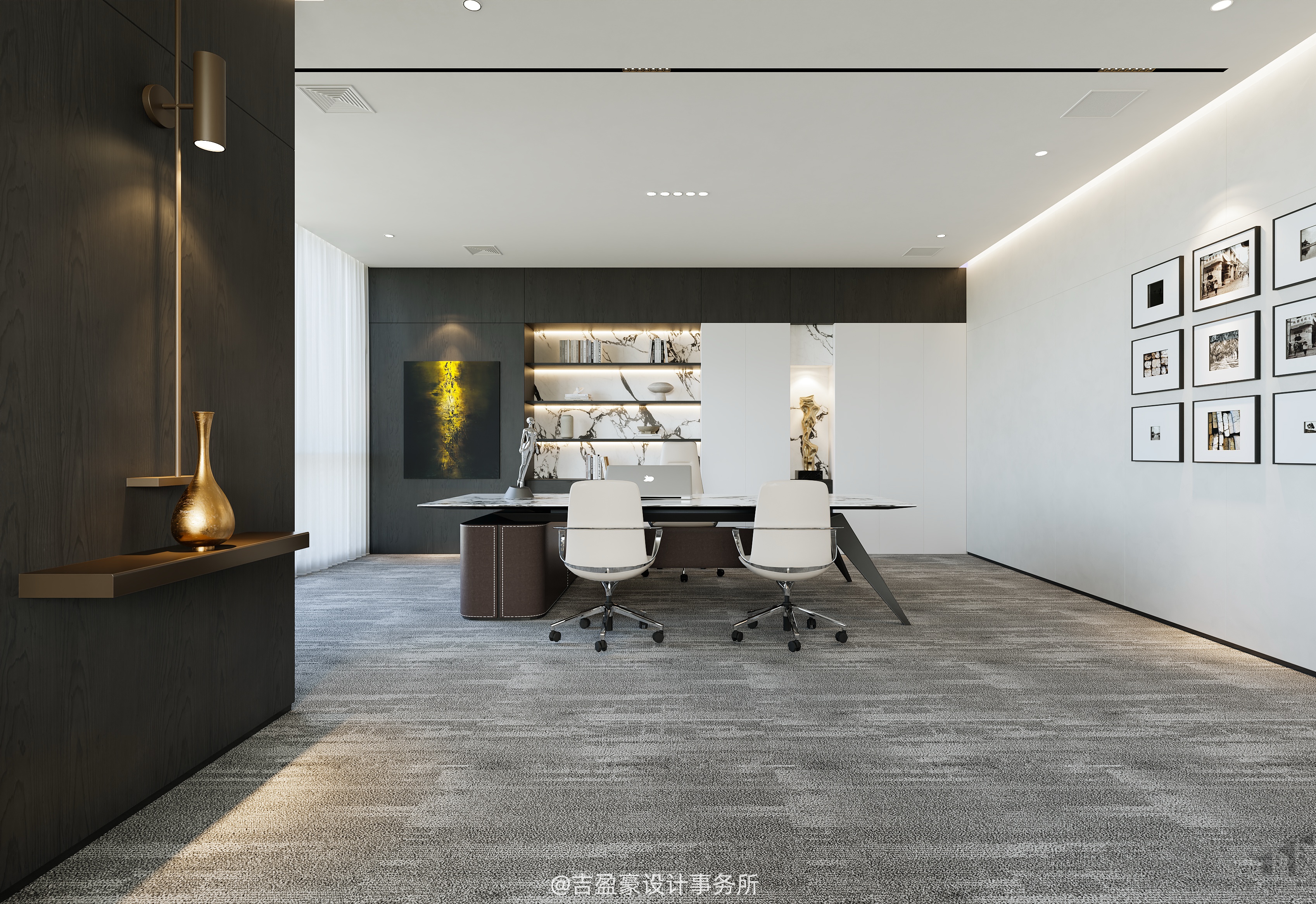 高效办公空间的美学重构与商业格局的彰显-13