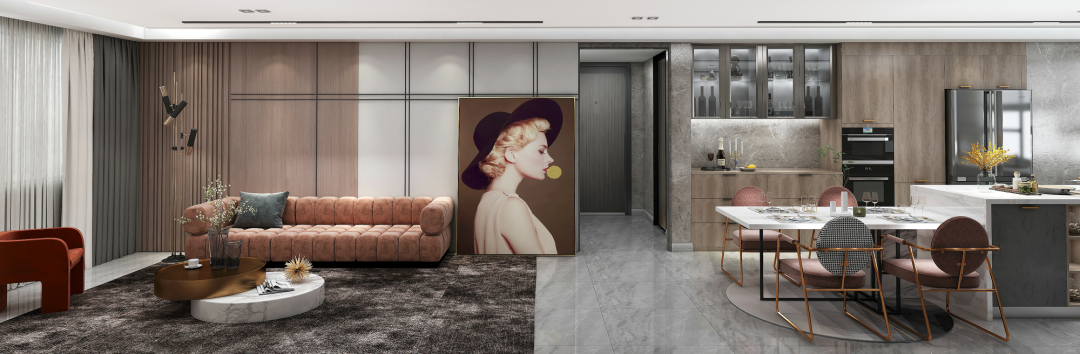 150㎡现代轻奢风住宅设计丨刘成倩-54