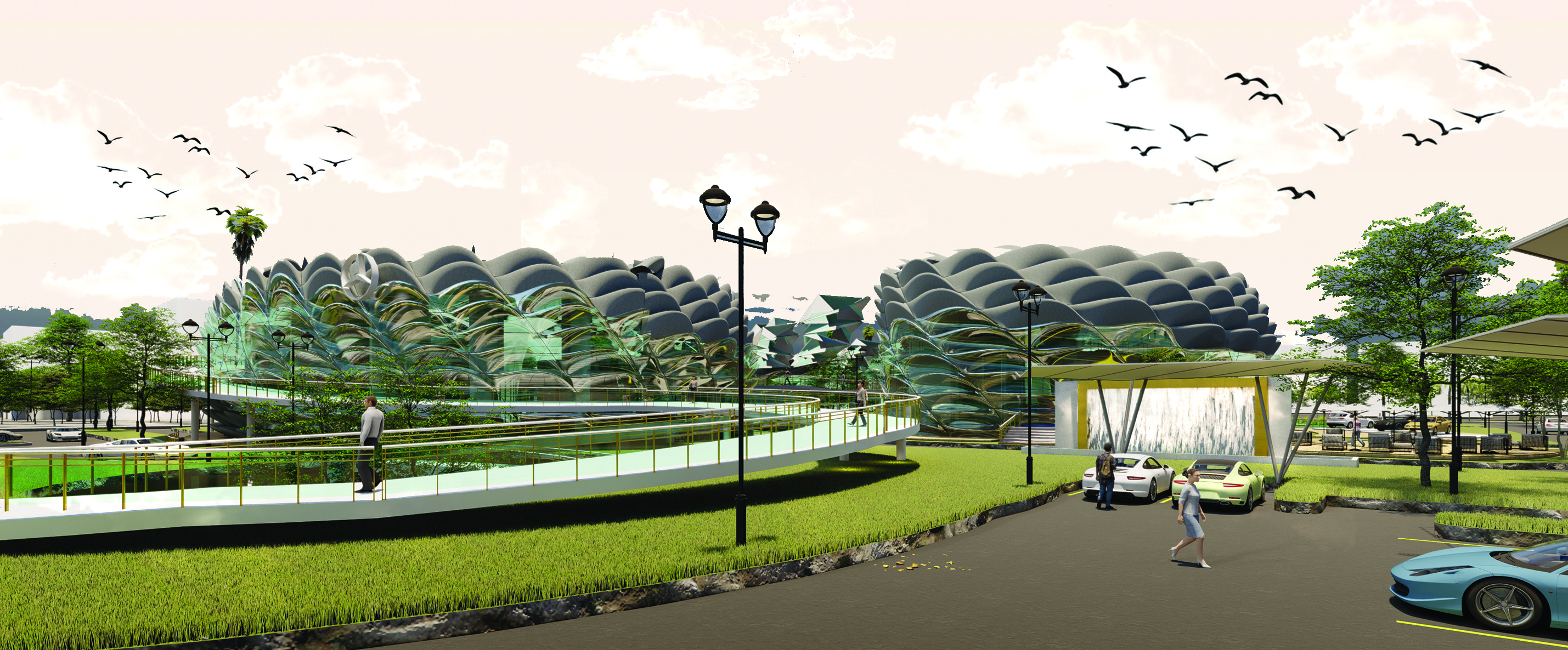 梅赛德斯汽车展厅丨埃及开罗丨Salma mohamed ibrahem-9