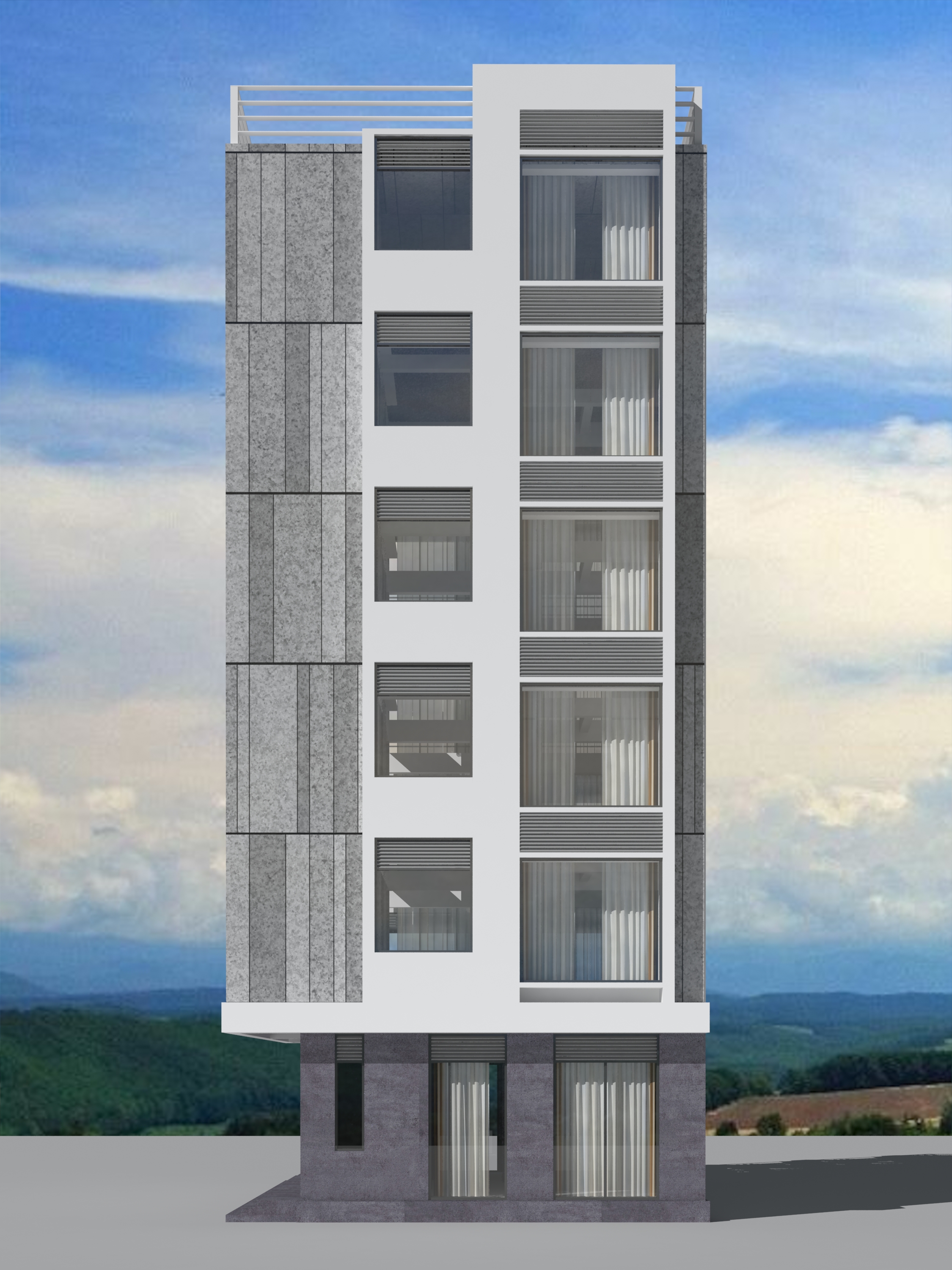 5层半广东农村自建房设计-8