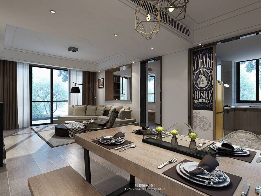 北欧风情的和泰城 125㎡小清新之家-53