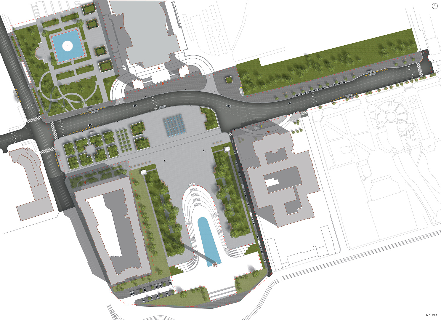 顿河畔罗斯托夫剧院广场景观概念设计丨俄罗斯顿河畔罗斯托夫丨Project建筑事务所-18