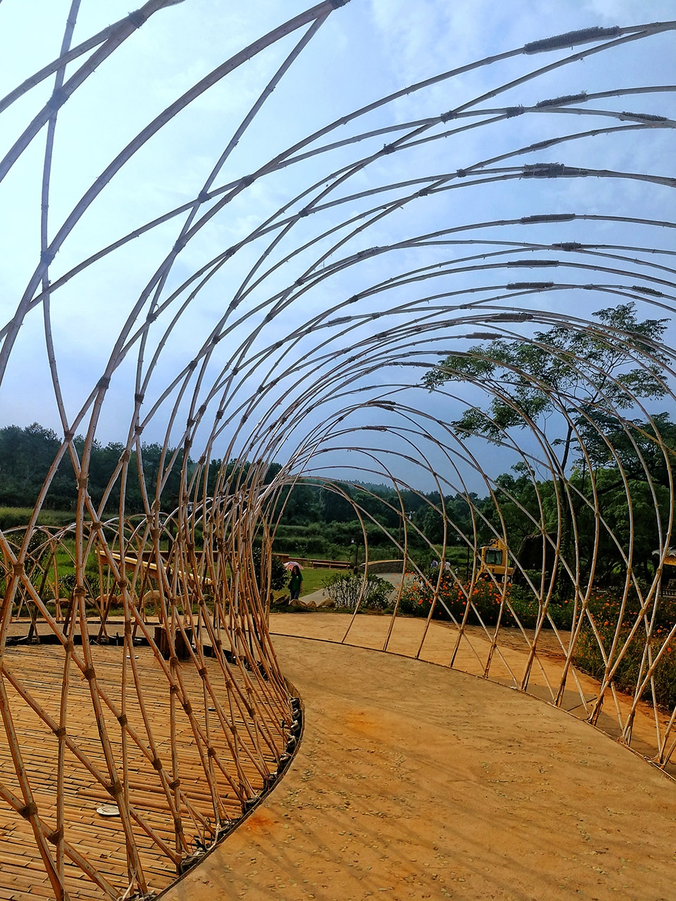 趣村乡戏 · 激活乡村空间的弹性竹片小剧场-15