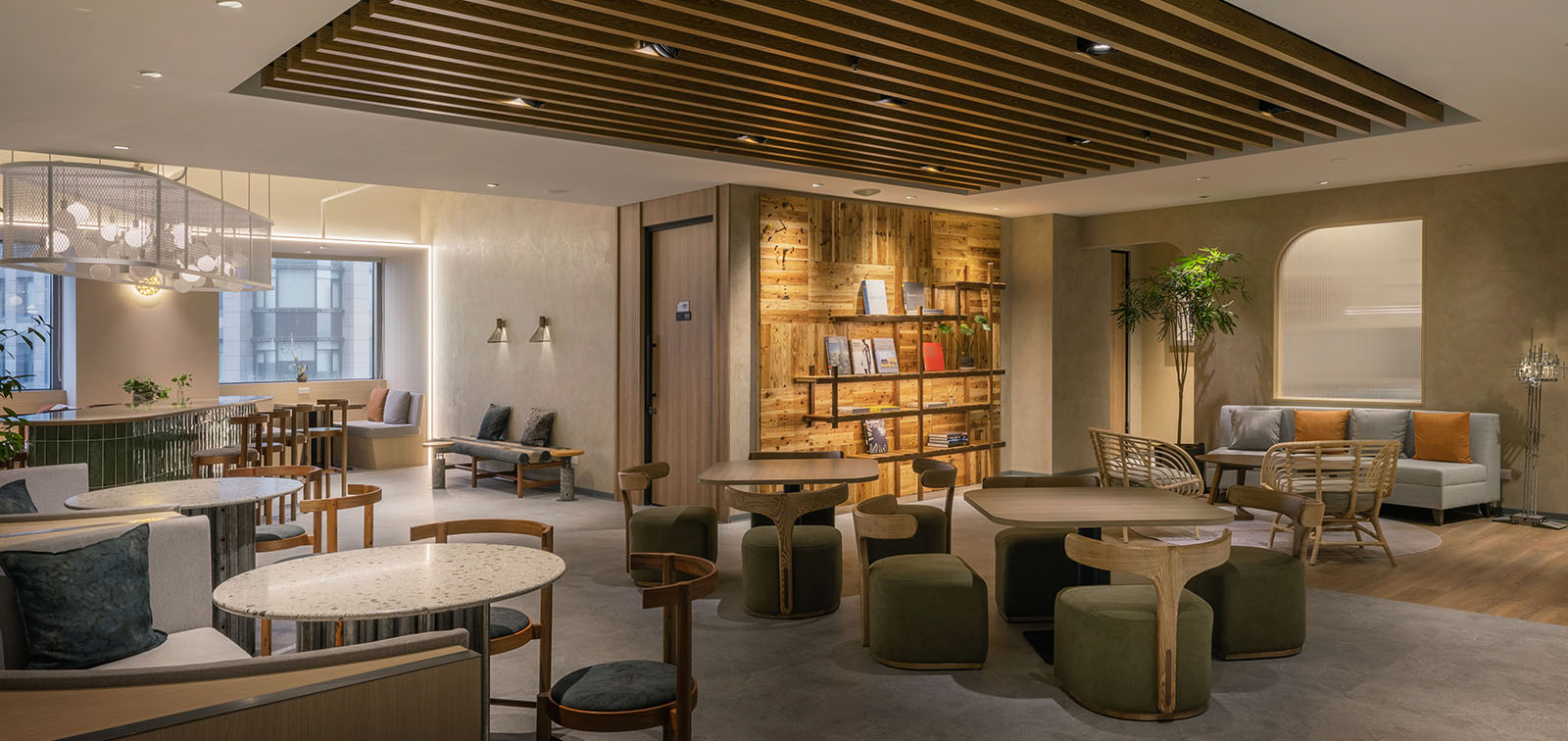 【辦公室室內設計】環保建材也能很優美『遠雄建設辦公室』| 開物設計-0