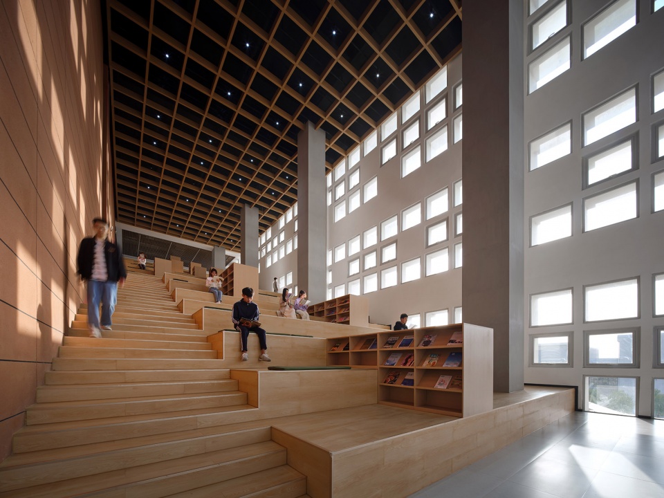 漯河食品职业学院图书信息综合楼消化知识的容器丨中国漯河丨华南理工大学建筑设计研究院有限公司-61