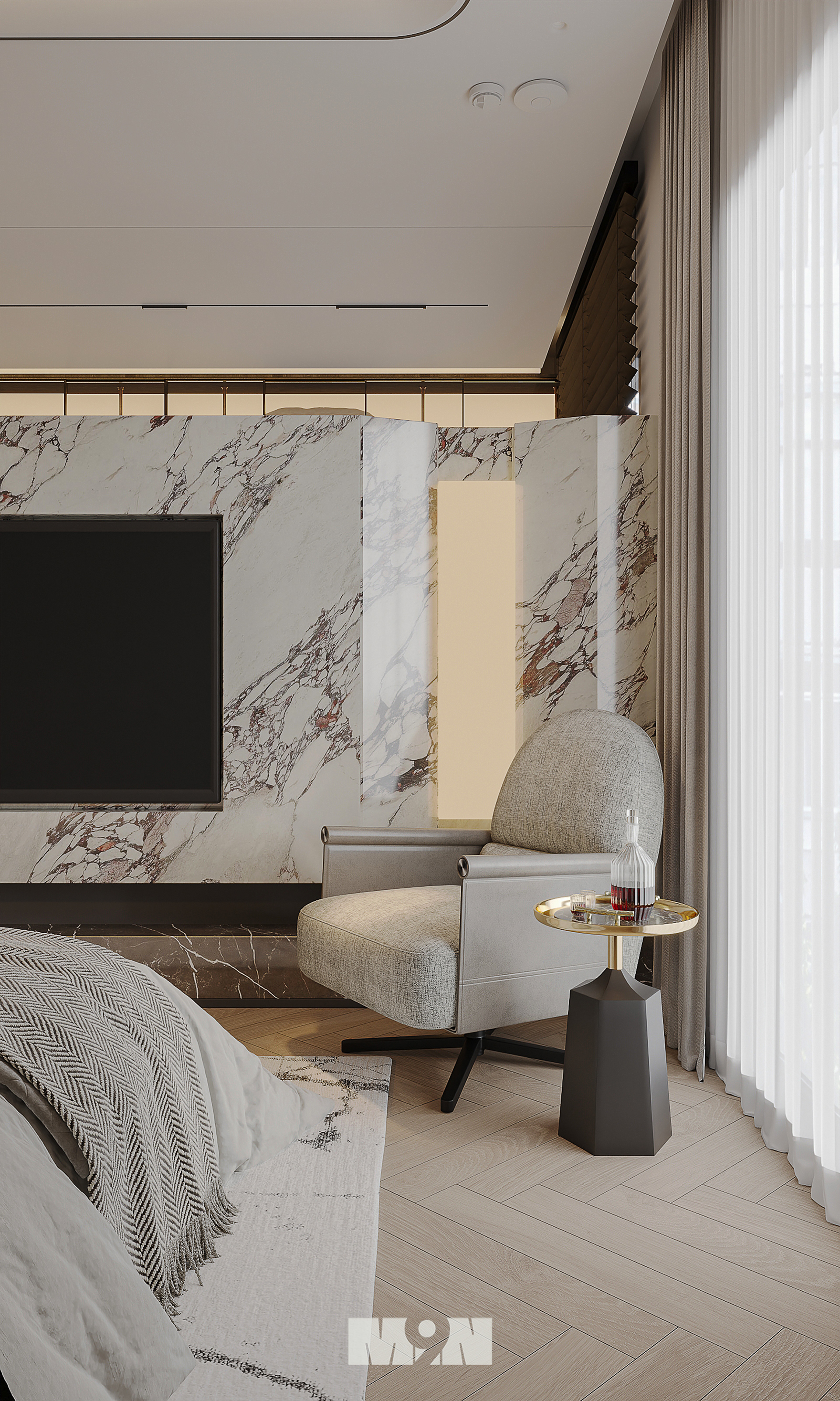 3dsMax· 贵宾主卧场景-14