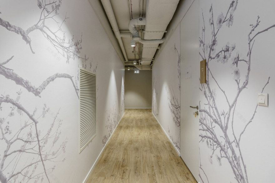 简约几何温馨和风,和 pharmaceutical Warsaw 办公室设计-13