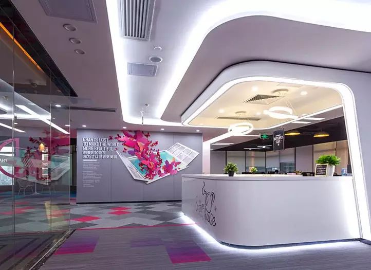 广州创美时办公室设计,优雅蝶变空间-19