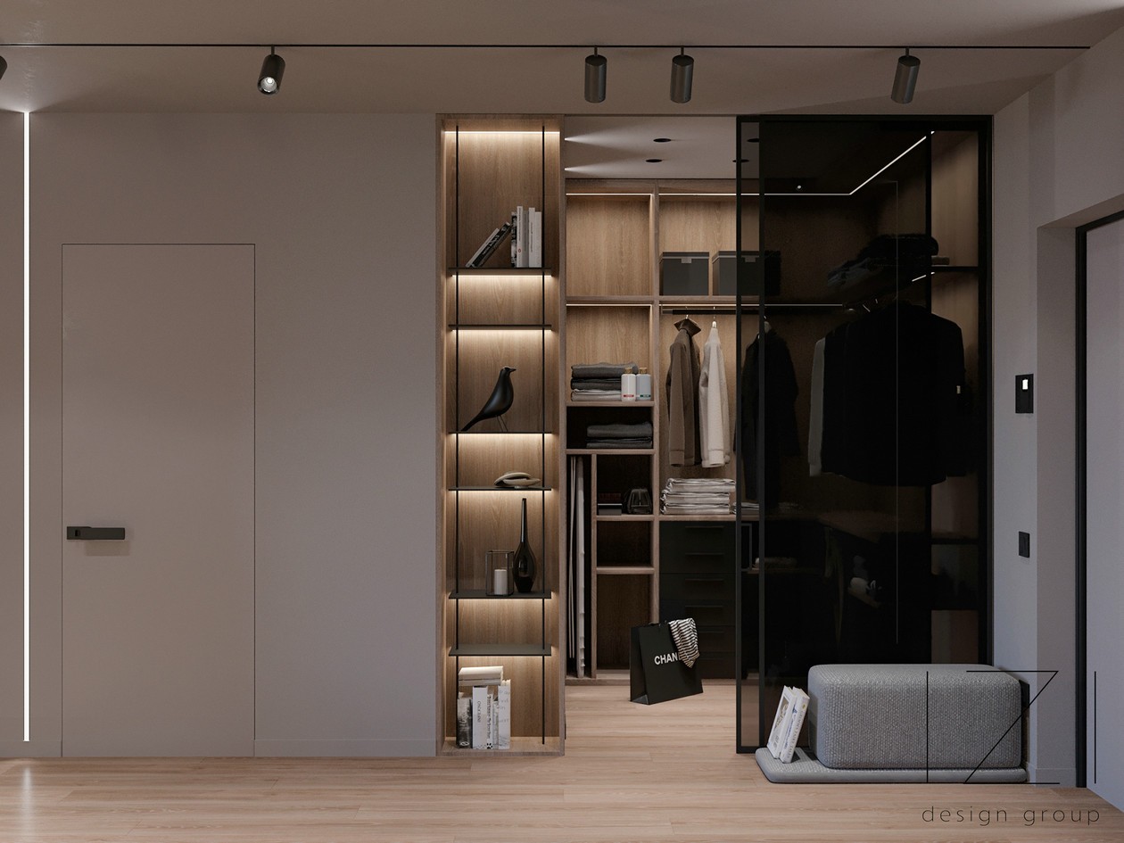 高级色系 现代简约风公寓-9