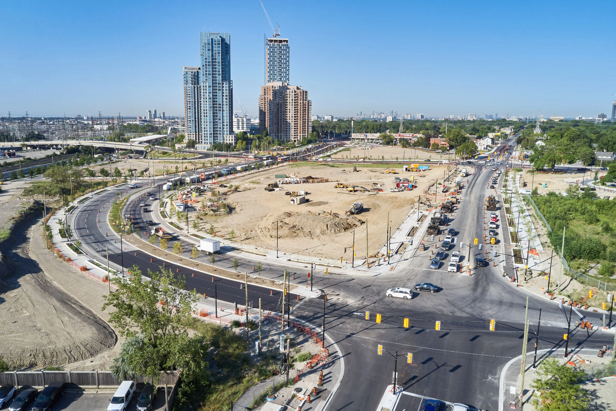 Six Points Interchange Construction-11