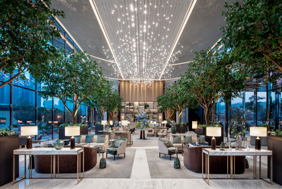 迪拜天际地标酒店室内设计丨阿联酋迪拜丨HBA新加坡事务所-9