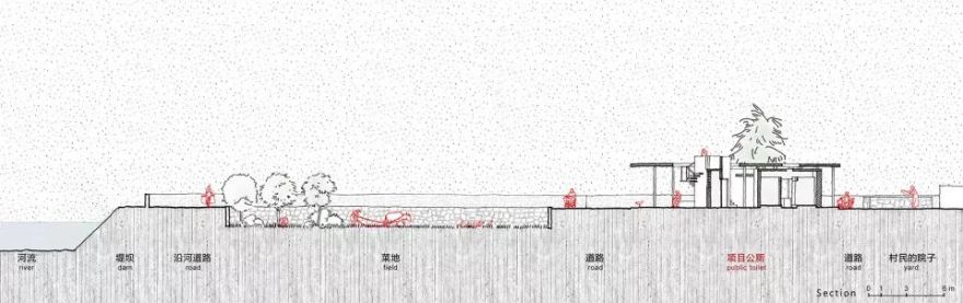 浙江三岔口公厕 | 轻盈与重叠的公共空间-15