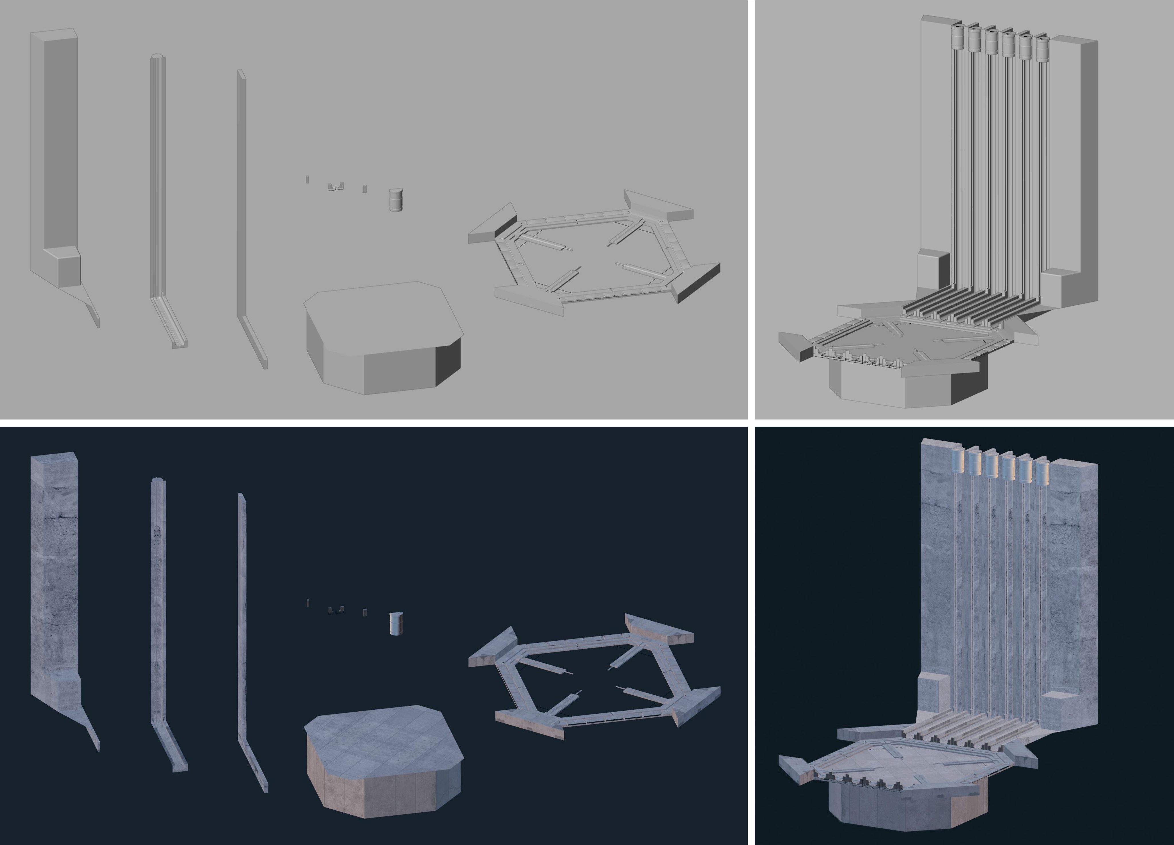 视频游戏虚拟空间之特别审判法庭室内设计-9