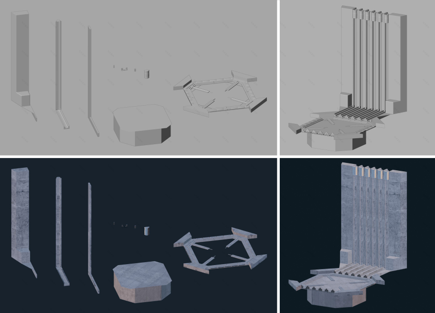 视频游戏虚拟空间之特别审判法庭室内设计-9