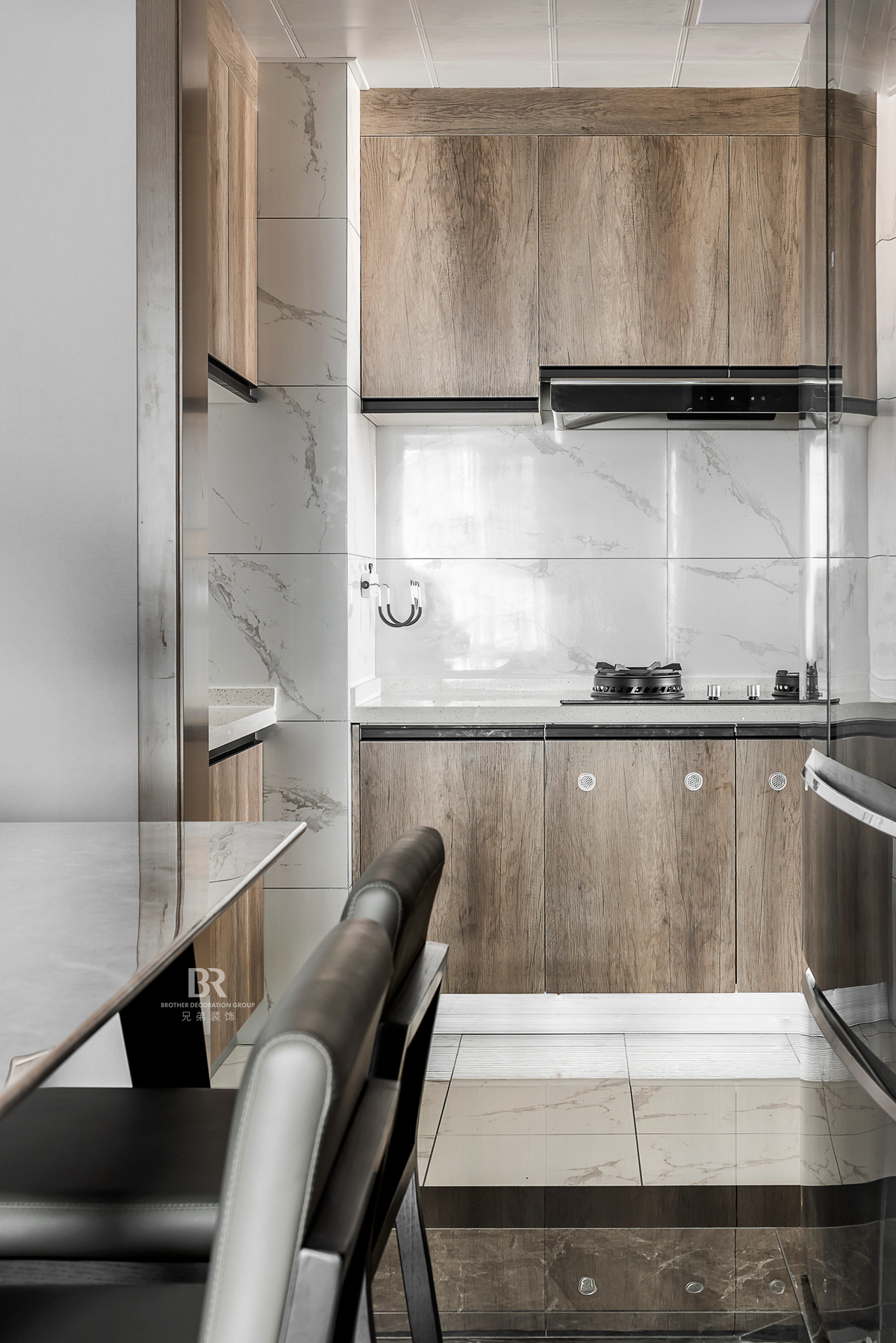 紫御江山 94 平现代轻奢风格装修设计案例丨重庆兄弟装饰公司水母家整装-22