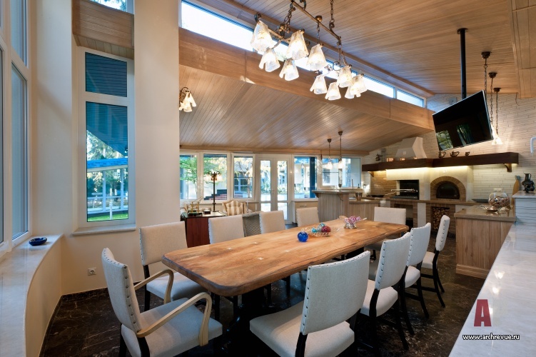 尼古拉山上带花卉主题的新艺术风格别墅室内设计丨Серов Егор-42