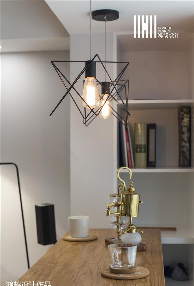 98㎡北欧风家居,原木韵味与怀旧水泥墙的完美结合-25