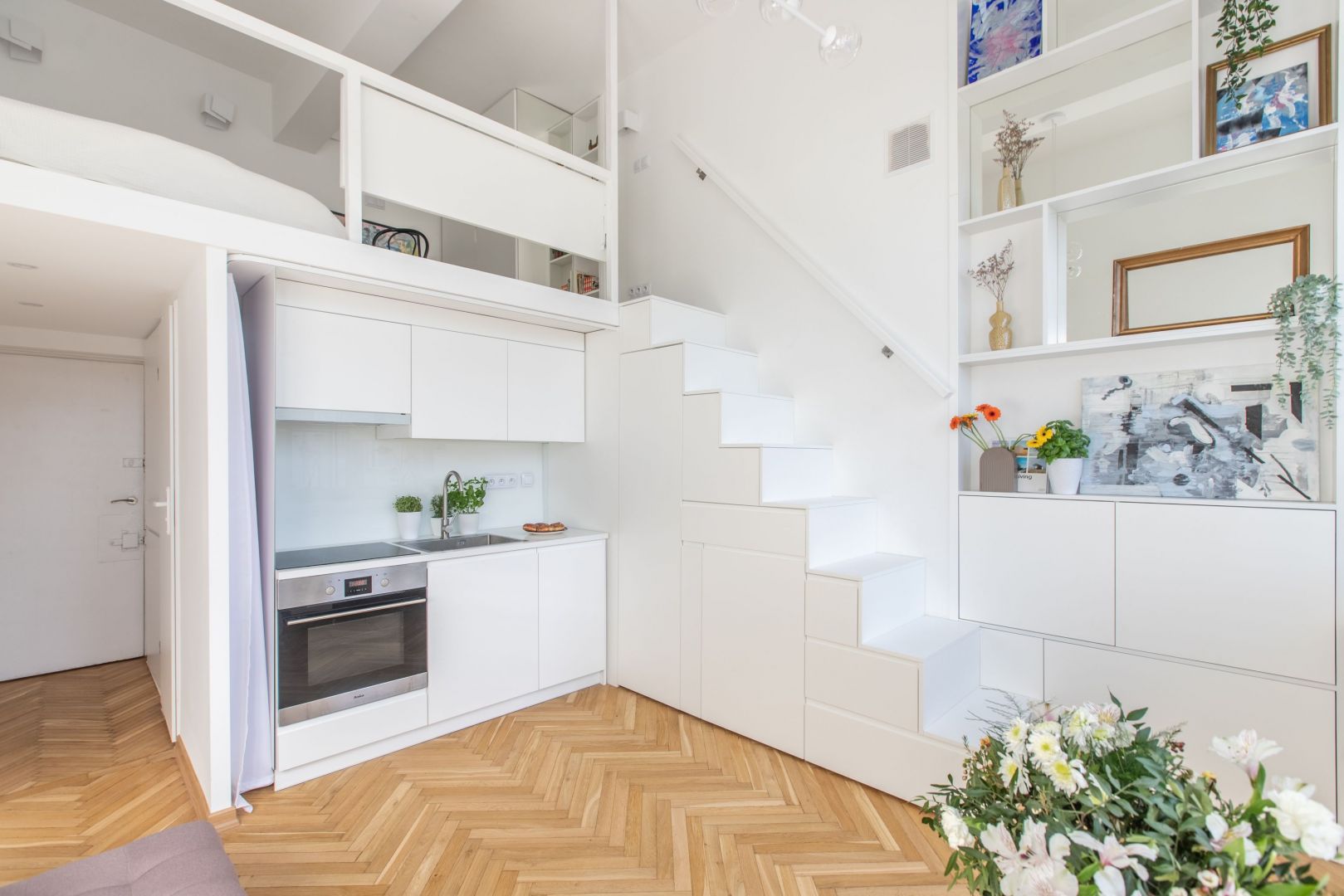 华沙30平米公寓室内设计项目丨波兰华沙丨Studio HOKA（Karolina Howorko）-5